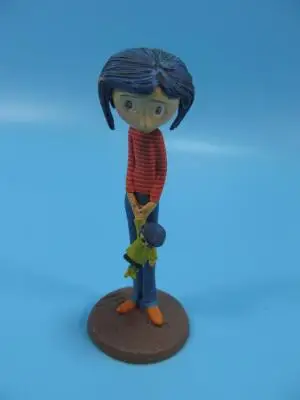 Оригинальный комплект гаража 7 см фигурка Coraline с базой Коллекционная модель