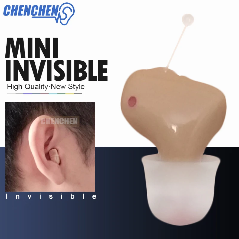 

Newest CIC Digital Ear AID Sound Enhancer High-Low Tone Hearing AIDS Adjustable Invisible In The Ear Hearing AID Audifono