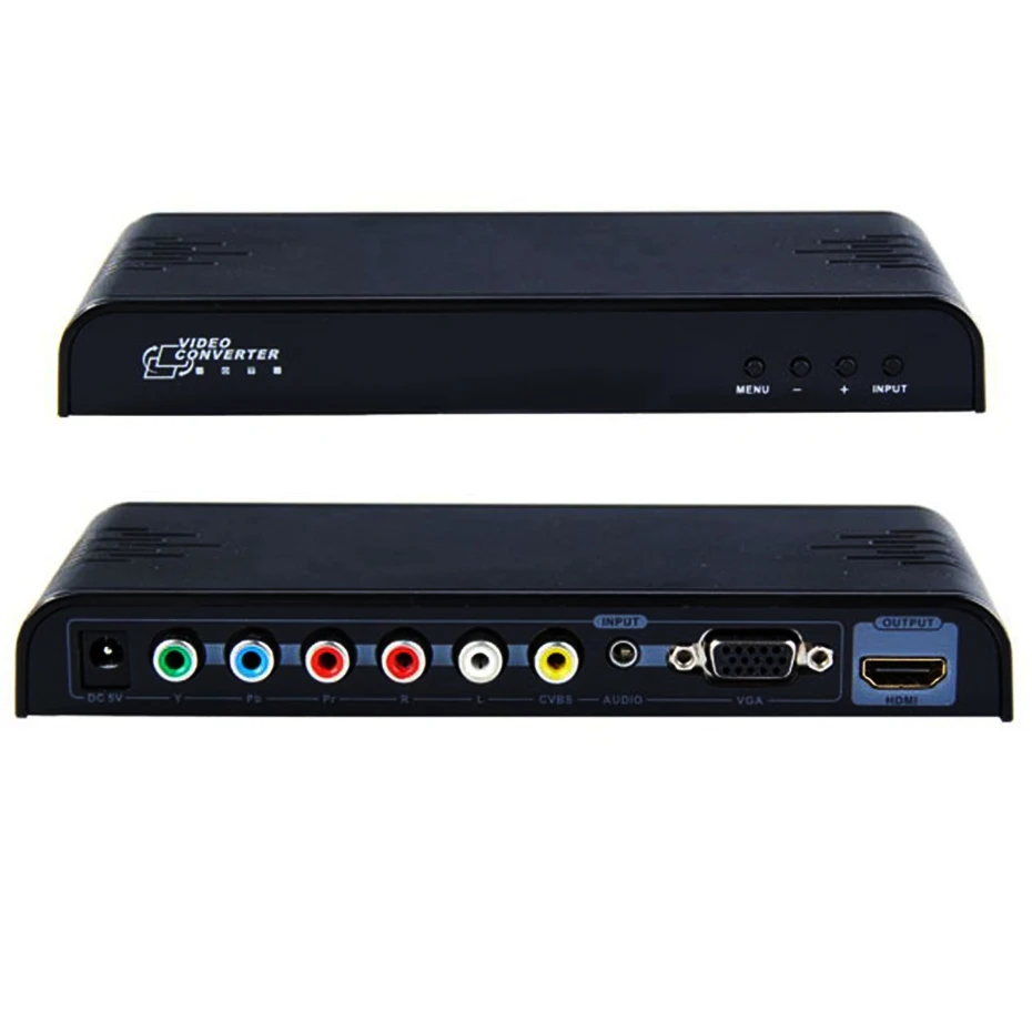 Hdthings компонент VGA Ypbpr композитный преобразователь AV в HDMI сканер смешанные входы