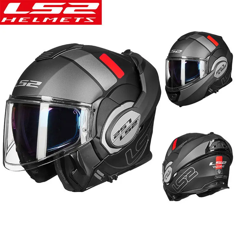 LS2 FF399 флип-ап мото rcycle шлемы модульный анфас Мото шлем с анти-туман pinlock Щит мужчины женщины caseco LS2 Шлемы - Цвет: 14