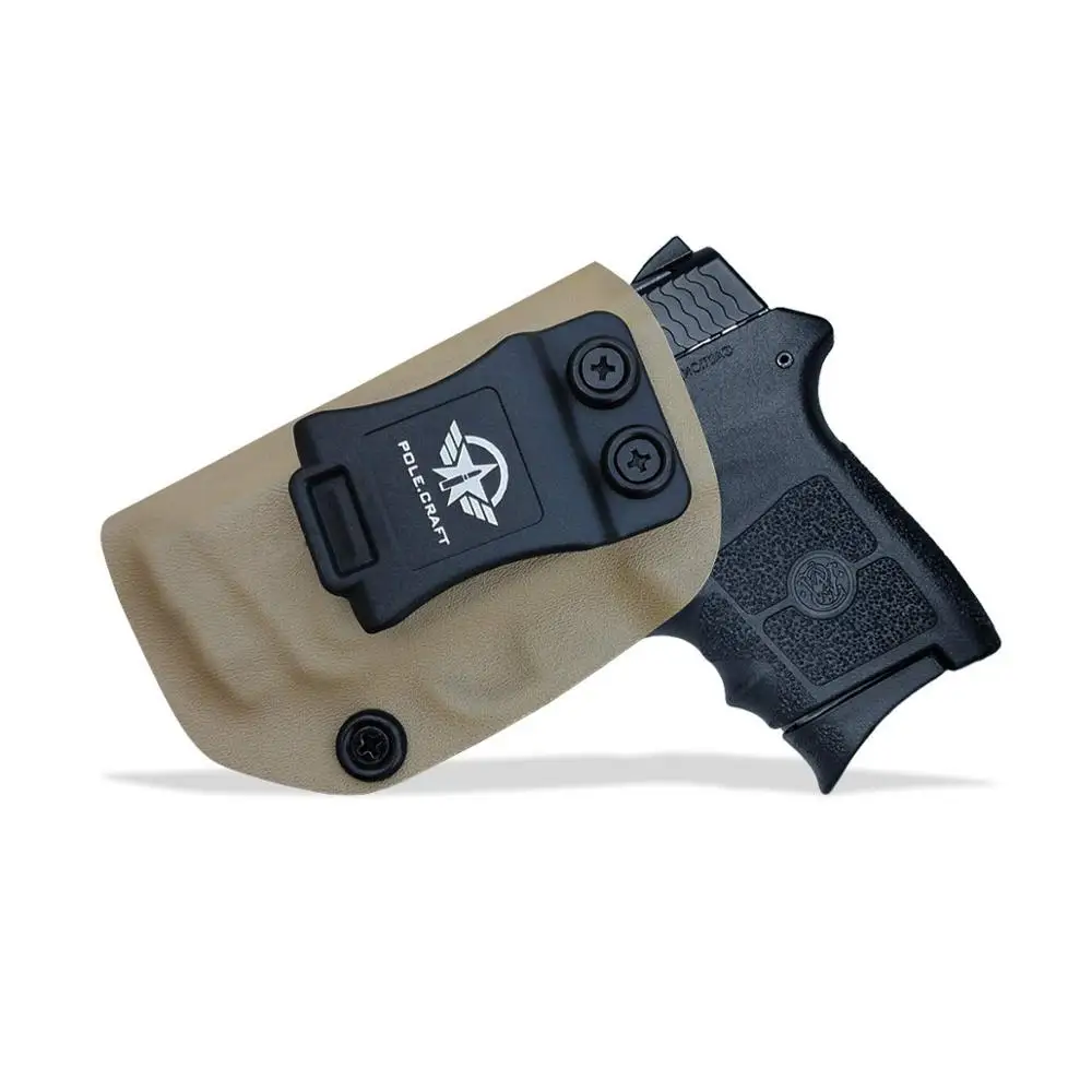 Yellow For Left Полюс. Ремесло KYDEX кобура iwb телосложение 380 лазерный пояс носить Скрытая кобура S& W телосложение 380 кобура Пистолет Чехол - Цвет: Yellow For Left