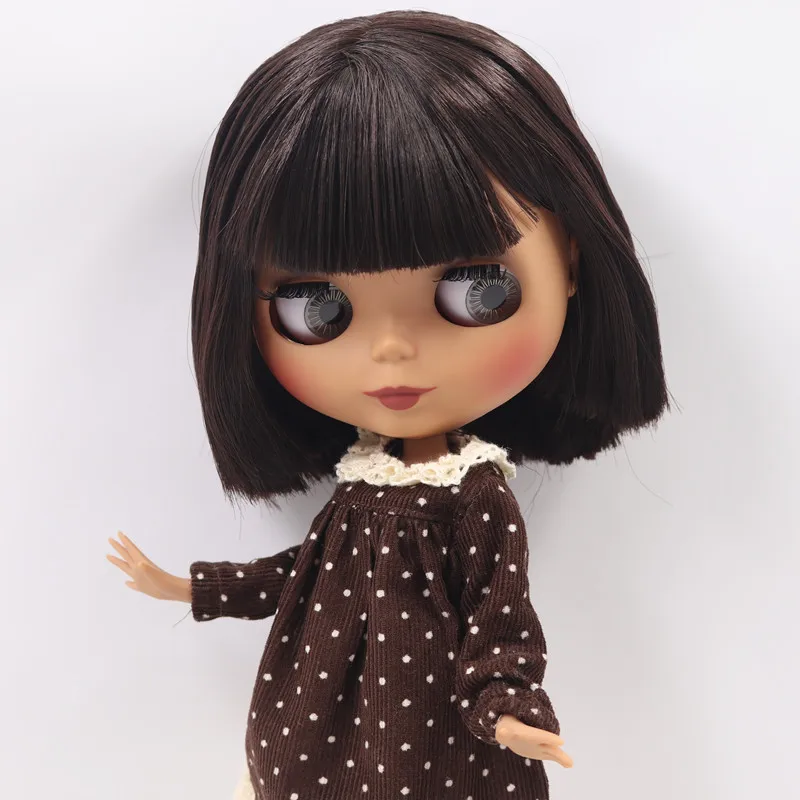 ICY Nude Blyth Custom Кукла № BL0321 коричневые короткие волосы 1/6 bjd, pullip, licca, jerryberry
