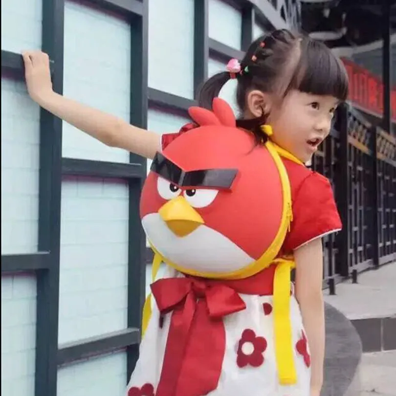 ANGRY BIRDS Детский рюкзак EVA без деформации 3D мультфильм милый детский рюкзак маленький школьный рюкзак