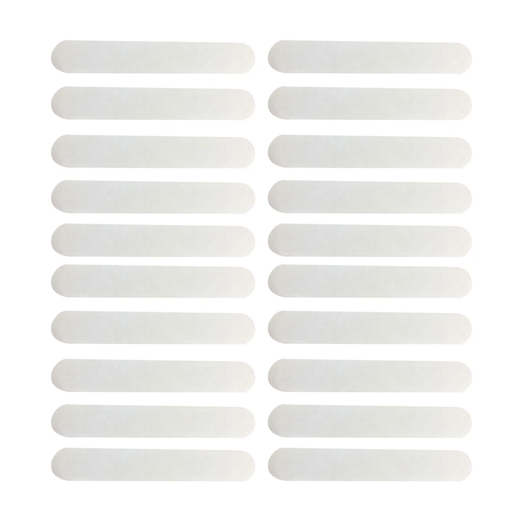 Pack of 20, Golf Hat Liner/Sweat Absorber, Hats Size Reducer Reducing Tape/Caps Saver Sweatband for Women Men, White