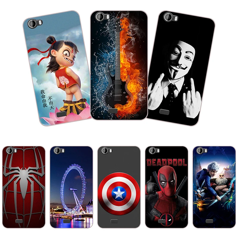 Case For Explay Rio Rio Play Back Cover Flower Plants Original Hard Plastic Printed scenery Cute Cat Dog Owl Animal Phone Case