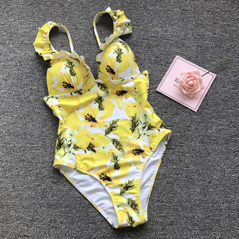 2020 Цельный купальник женский сексуальный Монокини с пуш ап купальный костюм