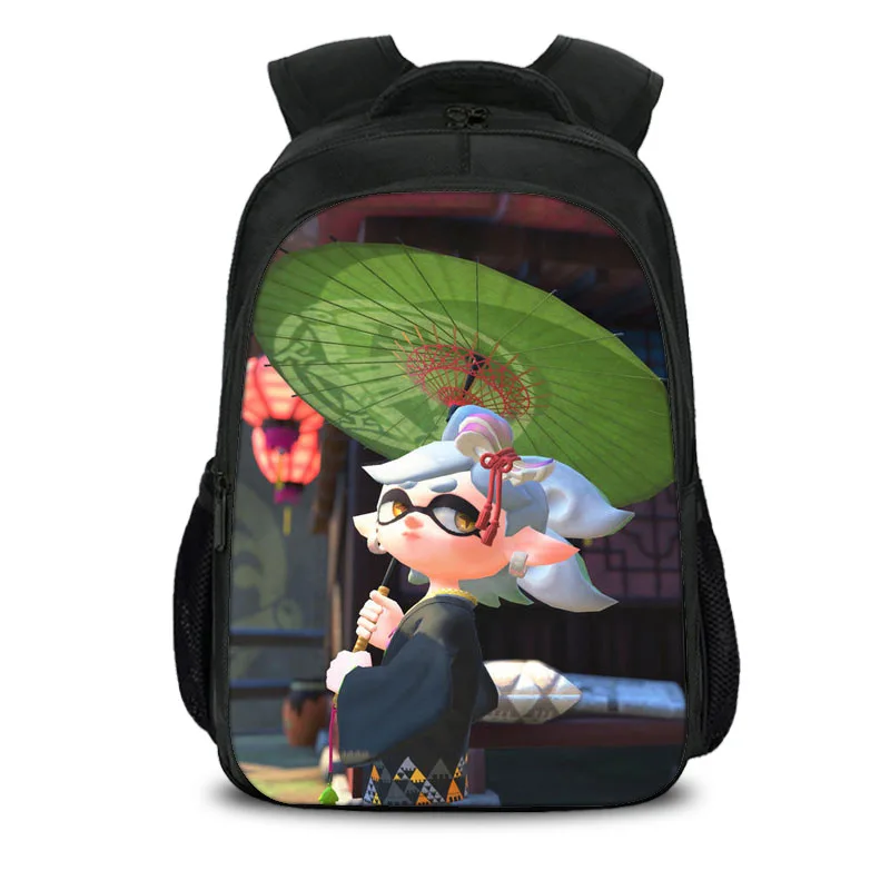 Style 5 15,7 дюймов Splatoon игра Аниме мальчики девочки школьная сумка Книга сумка рюкзак дети студентов Mochila обратно в школьный подарок - Цвет: Style 5