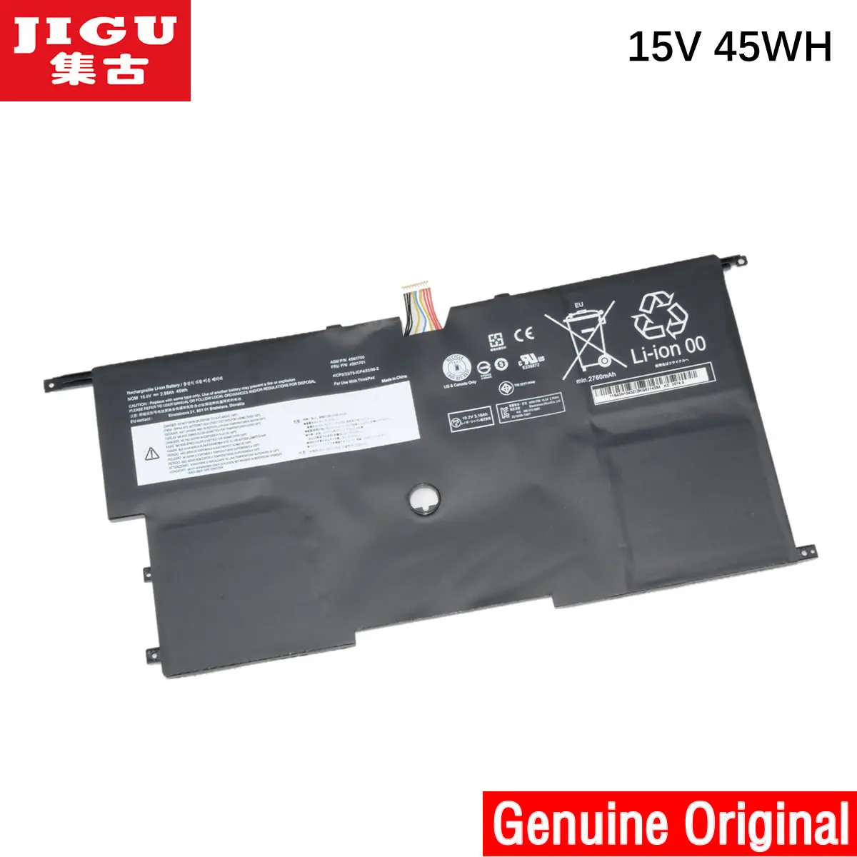 JIGU для LENOVO ThinkPad X1 карбоновая Оригинальная батарея для ноутбука 45N1702 45N1703