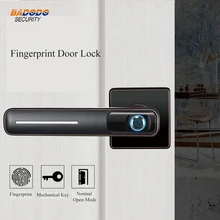 Умный Замок с отпечатком пальца, Электрический дверной замок с механическим ключом для домашнего использования