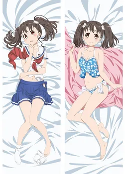 

Anime High School Fleet pillow Covers Shiretoko Rin sexy girls pillow case anime Bedding Hugging Body pillowcase gifts