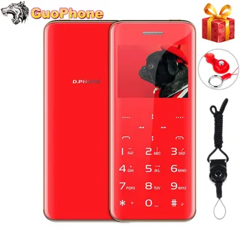 

F2 Super Mini Plus Mobile Phone 2.31" Ultrathin Credit Card Metal Body Bluetooth Mp3 Dual SIM Card Luxury Touch button Cellphone