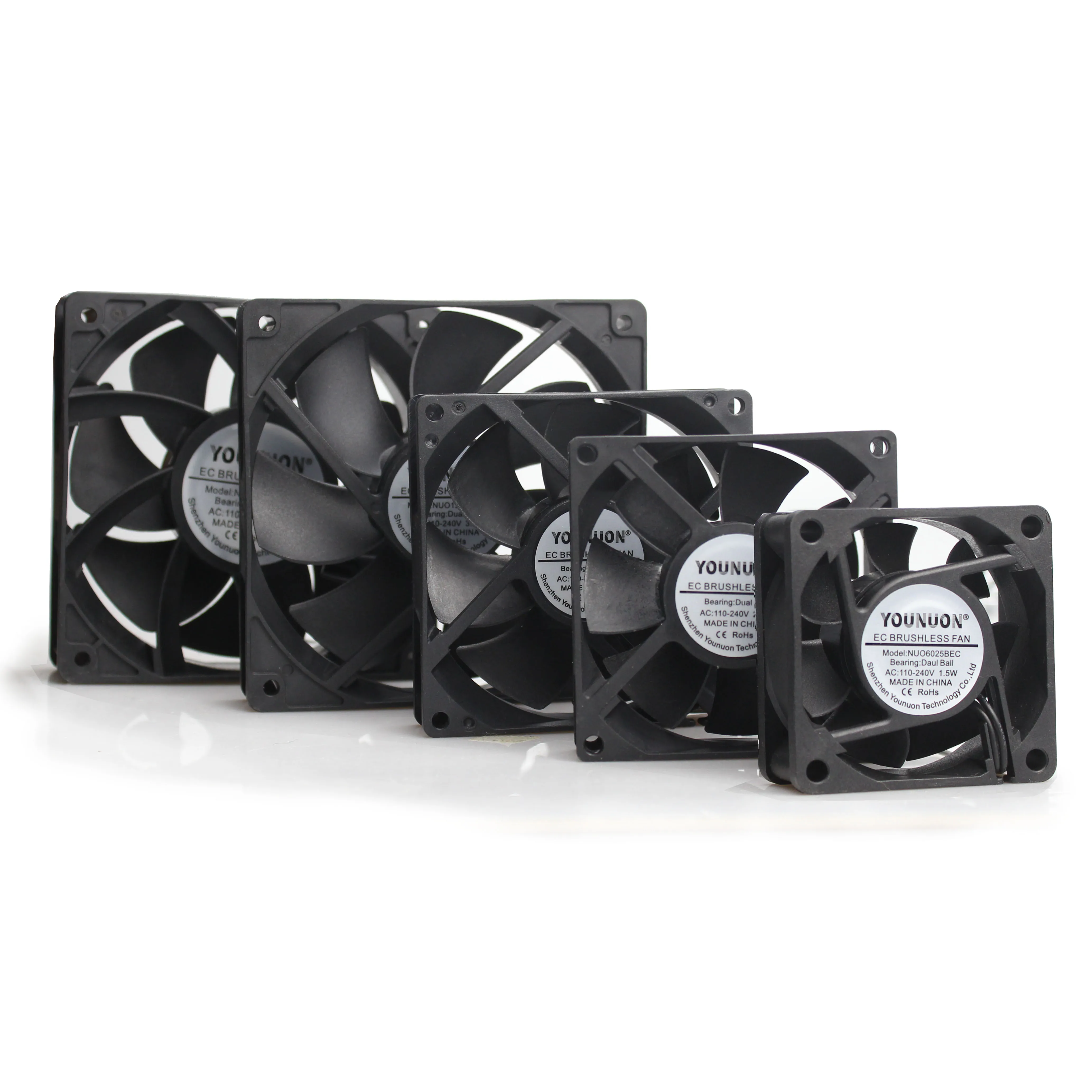Brushlee-ventilador de Refrigeração do ec 6025 8025 9225 12025 12038 12032 ca 110v 115v 120v 220v 240v 1pc - Imagem 6