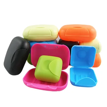 

2 Sizes Handmade Soap Travel Box Bathroom Accessories Soap Dish Case Waterproof Leakproof Soap Holder With Lock