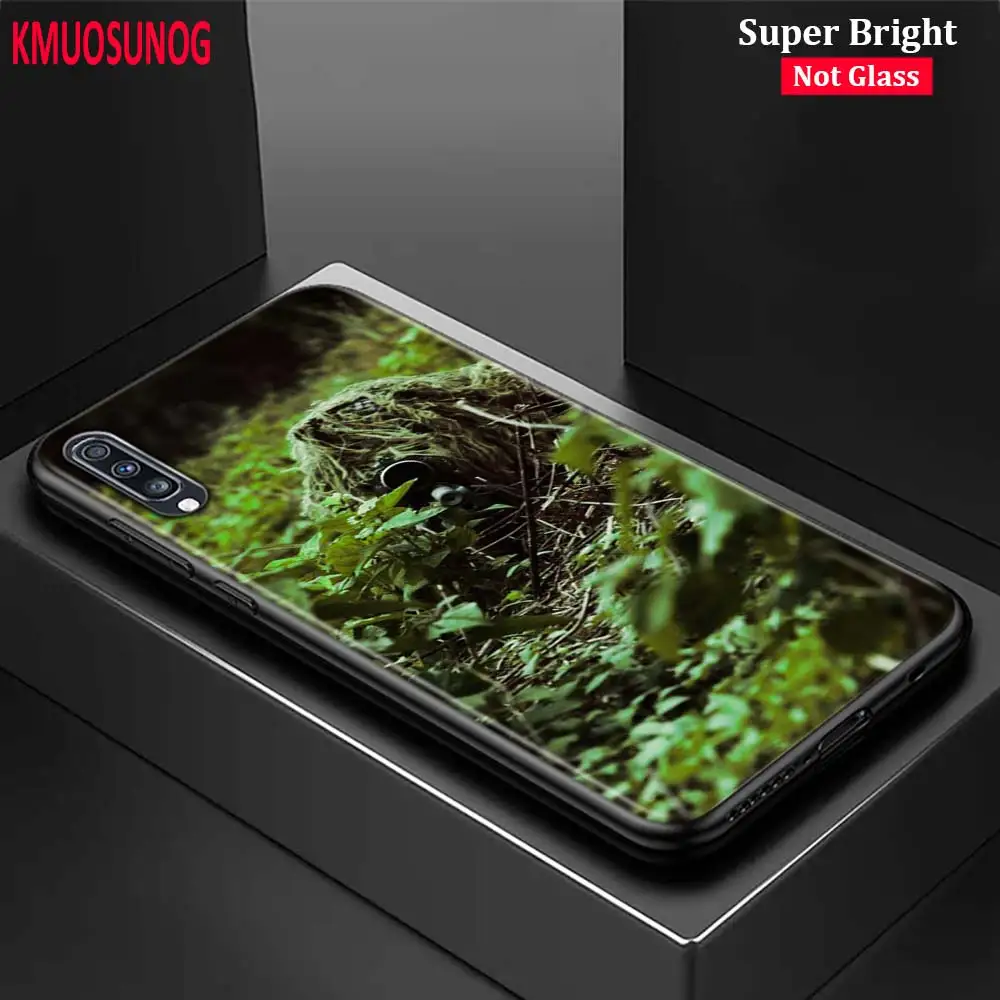 

Black Silicone Cover Army Soldier camouflage for Samsung Galaxy A70 A90 A80 A60 A50 A40 A30S A20E A20S A10 Phone Case