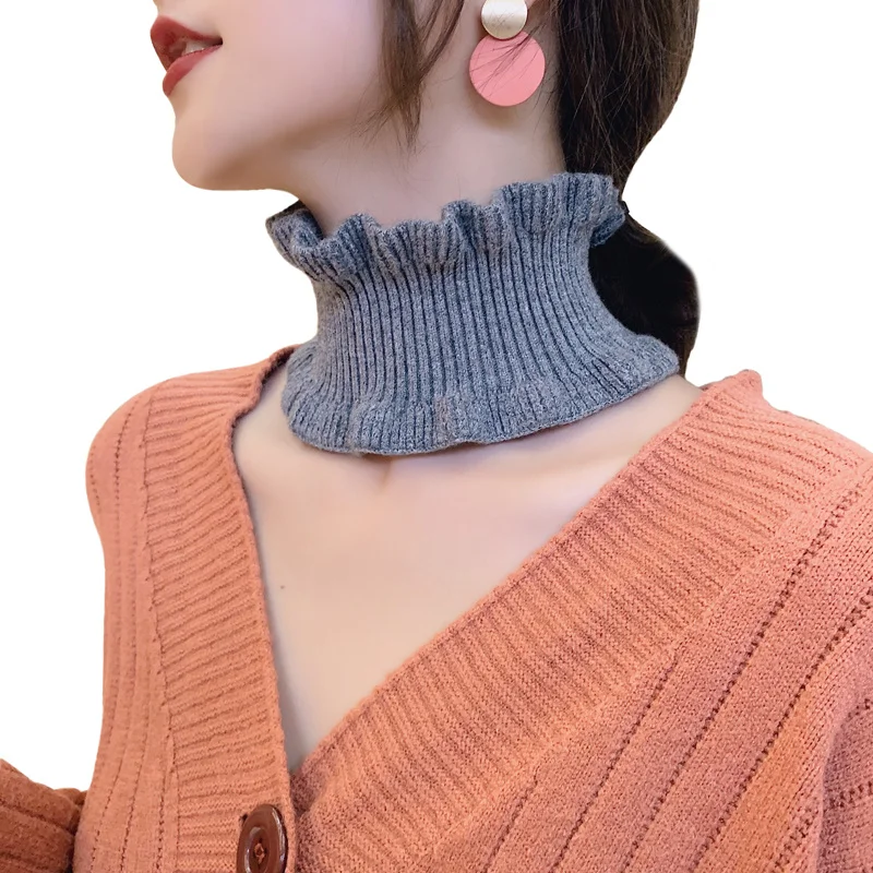 Sparsil Women Winter Knitted Ring Scarf 