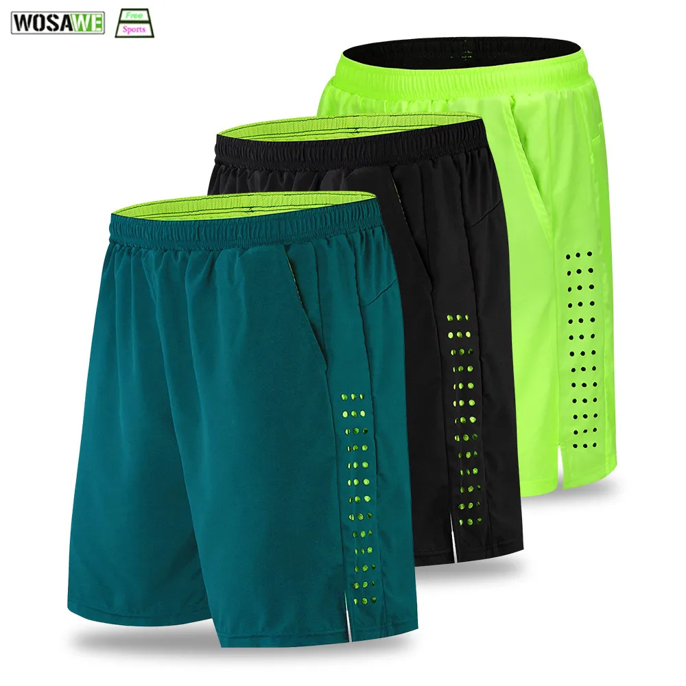 

WOSAWE Men Padded Baggy Cycling Shorts Reflective MTB Bike Bicycle Riding Trousers Water Resistant Loose Elastic Fit Shorts