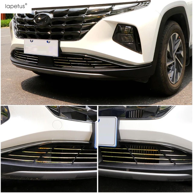 Für Hyundai Tucson Nx4 2021 2022 Zubehör Auto Vordere Untere Stoßfänger  Form Racing Grill Streifen Trimmt Abdeckung Außen Teile - AliExpress