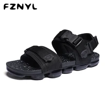 FZNYL; Новое поступление года; Летние повседневные мужские сандалии; Дышащие Модные уличные сандалии; удобная Пляжная обувь; большие размеры 45