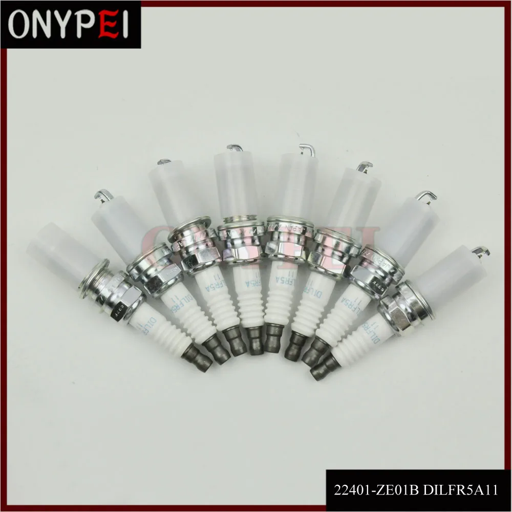 8 x Dual Iridium 22401 ZE01B DILFR5A11 93759 Свеча зажигания для Nissan Armada Frontier Infiniti QX56 22401ZE01B ZE01B|Свечи и