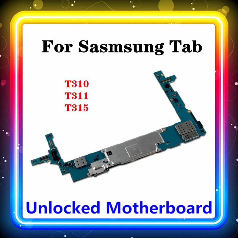 Хорошо протестированная оригинальная логическая плата для Samsung Galaxy Tab 3 8 0 T310 T311 T315