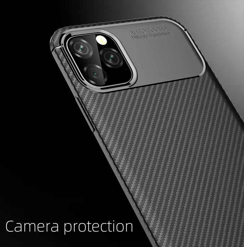 Для iPhone 7 8 Plus Xr углеродное волокно в полоску ТПУ чехол для iPhone 11 Pro Max пылезащитный мягкий чехол X Xs Max противоударный