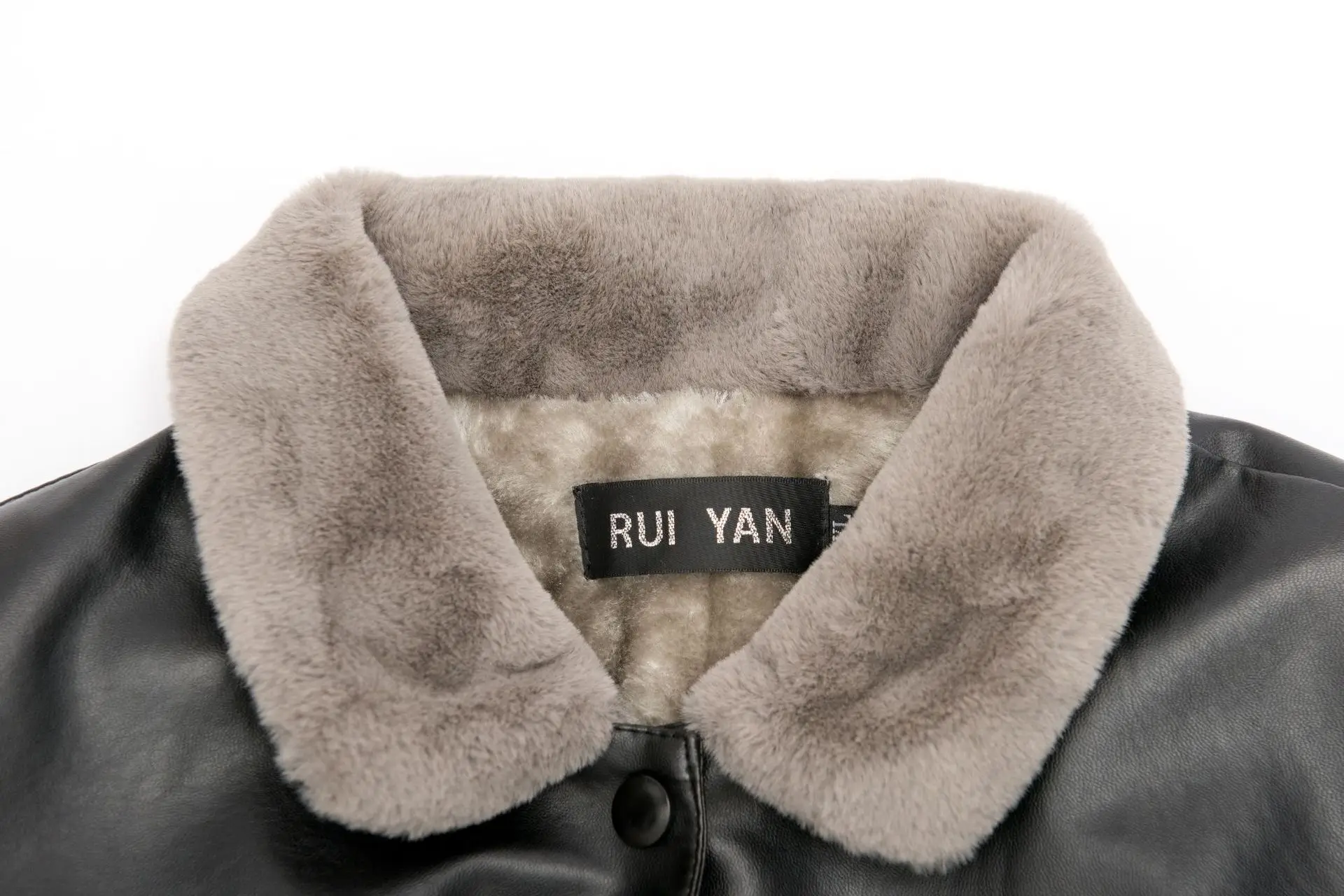 Зимняя женская кожаная Толстая теплая черная куртка для женщин Chaqueta Cuero Mujer, тонкая ветровка, длинное пальто, большие размеры, XL-5XL верхняя одежда