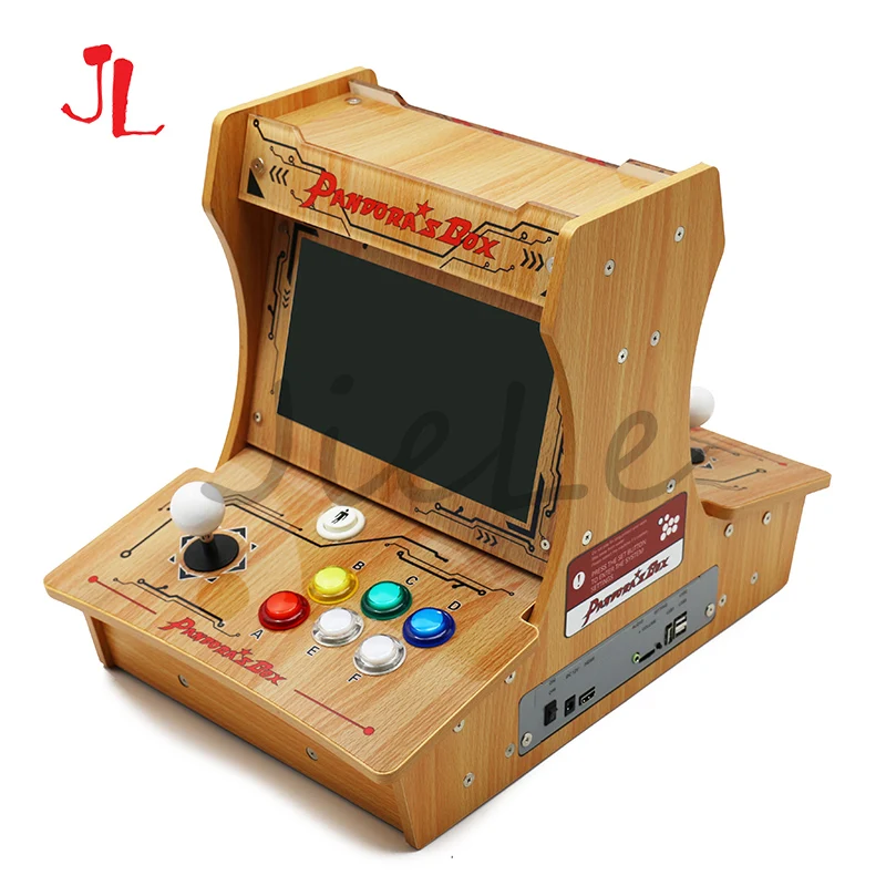 Pandora Box 6 пластиковая аркадная мини-машина для двух игроков 10 дюймов двойной экран