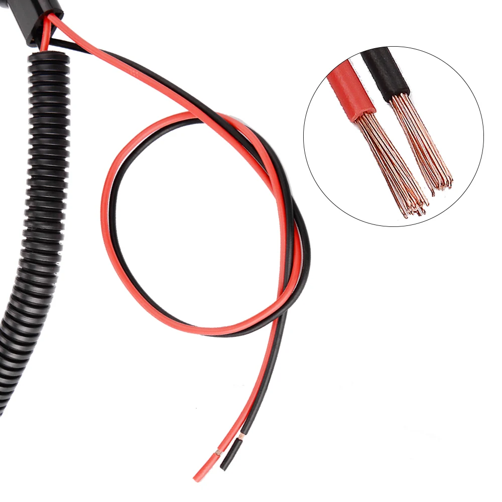 LED Wiring Harness Headlight Adapter Harness 9005 HB3 Female Adapter Wiring Harness Sockets Wire for Add Lossless lens Pack of 2