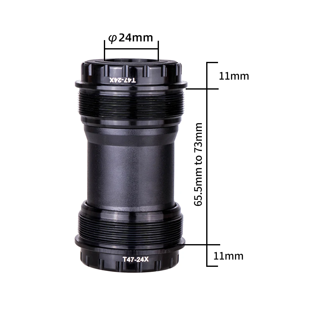 Bicycle T47 Bottom Bracket 24 Crankset DUB 29 30mm Sealed Bearing Thread 47 68 73mm Shell 28.99mm Spline Axis MTB Road Bike bicycle bottom bracket