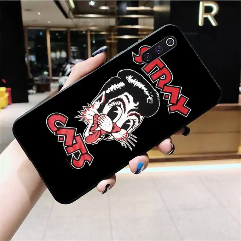Stray Cats Rockabilly Slim DIY Printing Phone Case cover Shell for Xiaomi Mi10 10Pro 10 lite Mi9 9SE 8SE Pocophone F1 Mi8 Lite xiaomi leather case Cases For Xiaomi