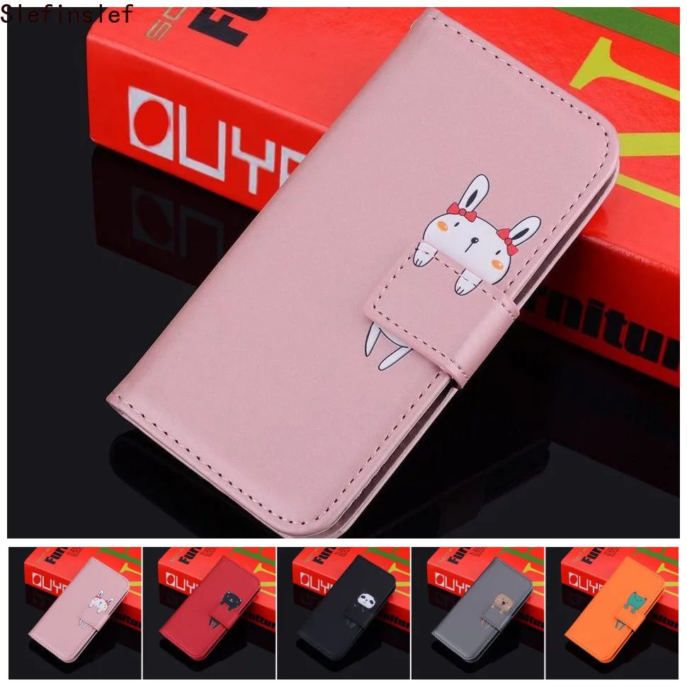 Симпатичный чехол-кошелек с откидной крышкой домашним питомцем для Huawei P Smart 2019 P30