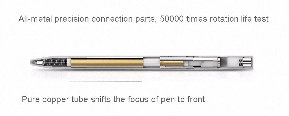 Ручка Xiao mi jia mi с 0,5 мм швейцарской заправкой 143 мм роликовый шариковый знак ручка mi Xio mi Sign шариковые черные чернила для ручки