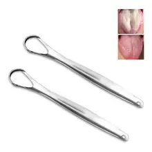 1 шт. скребок для языка многоразовый портативный из нержавеющей стали для чистки полости рта щетка освежитель подметальные машины для взрослых детей