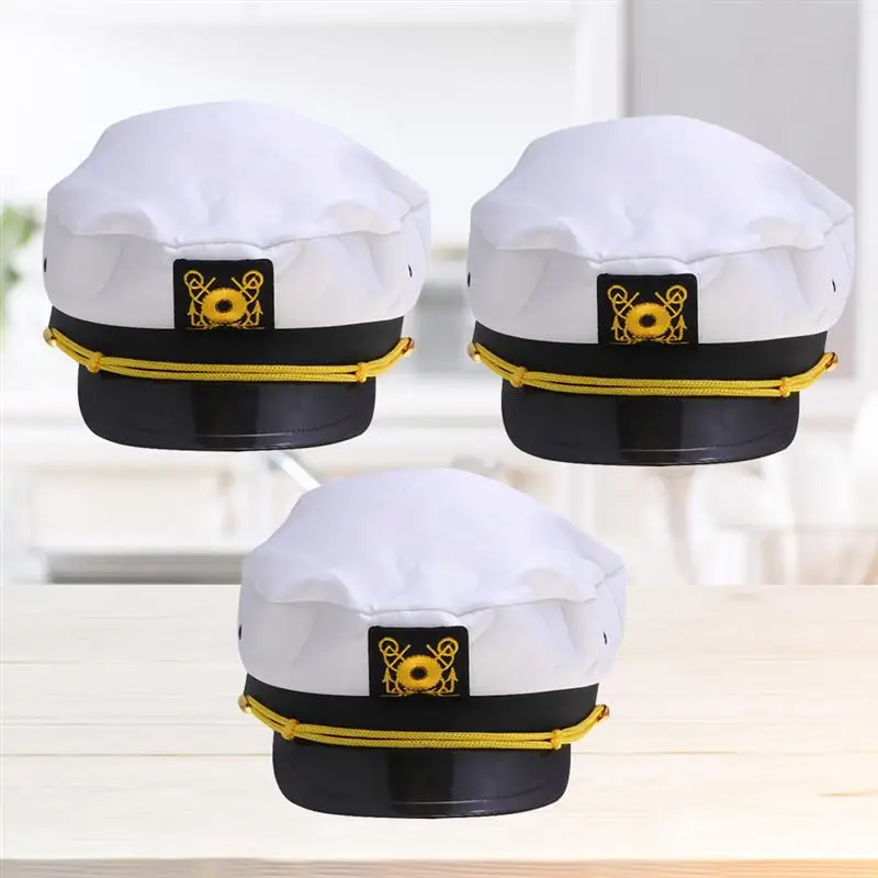 3 шт креативная Кепка tains cap Yacht Sailors шляпа для выступлений Детские вечерние Мультяшные шляпы