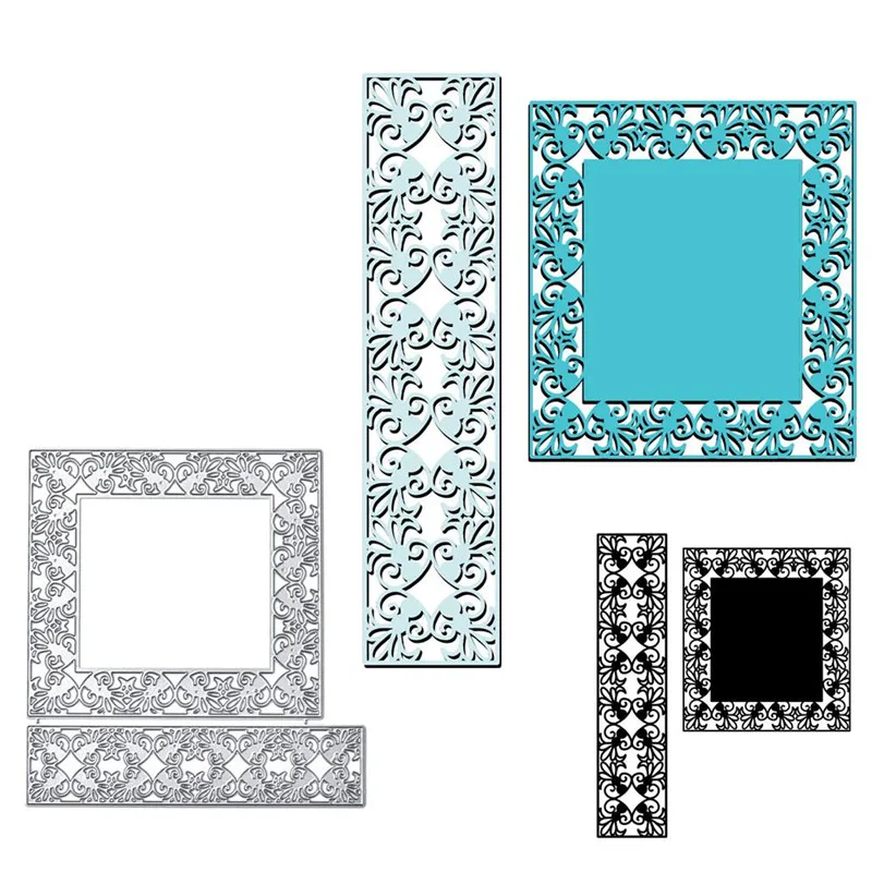 

Naifumodo Frame Dies Square Border Metal Cutting Dies Scrapbooking Card Making Embossing Stencil Die Cut New 2019 Craft Dies