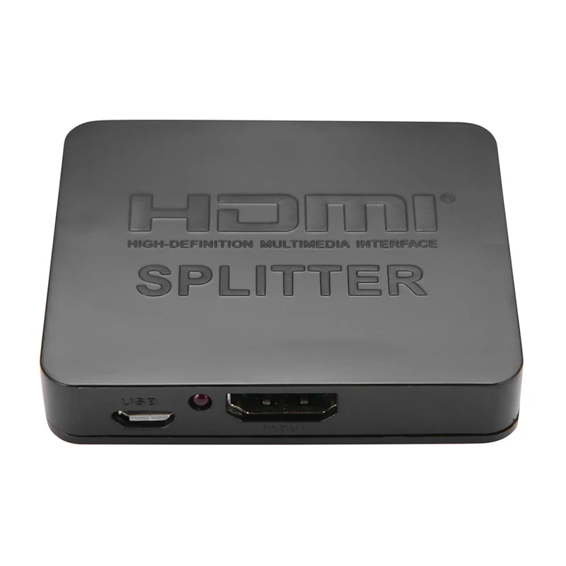 HDMI сплиттер 1In 2Out 1080p 4K 1x2 HDCP HDMI сплиттер видео коммутатор 3D сплиттер усилитель сигнала питания HDMI видео сплиттер