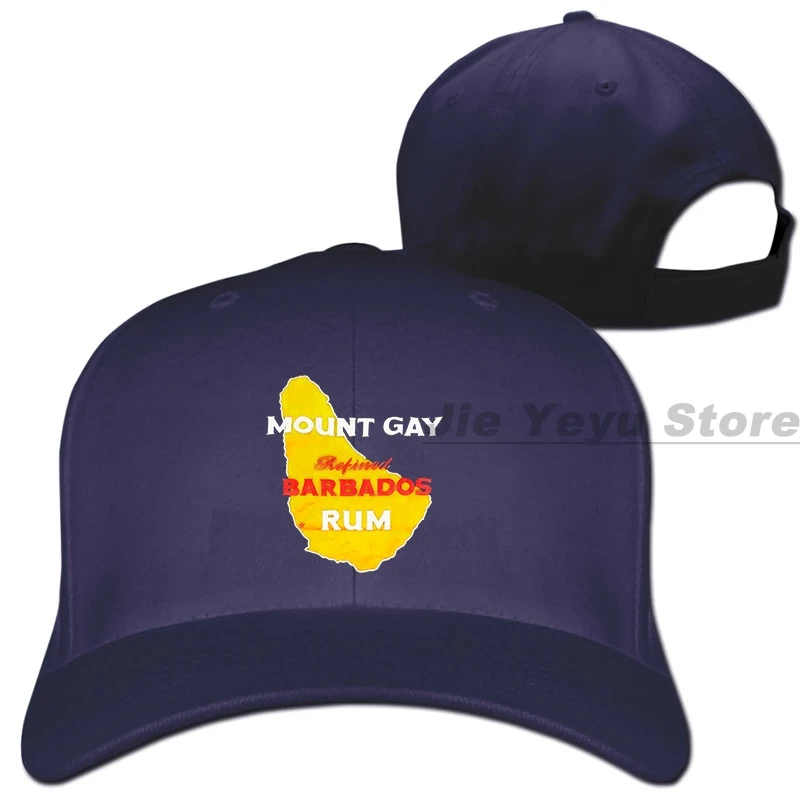 90s VTG nos MOUNT GAY RUM BARBADOS nwot логотип Liquor XL Booze промо бейсболка для мужчин и женщин Кепка для водителя грузовика модная Регулируемая Кепка - Цвет: 1-Navy