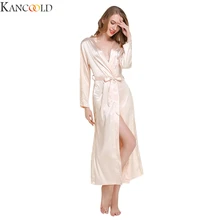 KANCOOLD, женская одежда для сна, сексуальное женское белье, соблазнительная ночная рубашка с поясом, пижамы, халаты для женщин, элегантный халат, Новинка