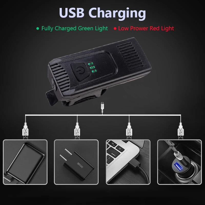 1 шт. FTW велосипед светильник USB Перезаряжаемые 300 люмен 3 режима велосипед передний Светильник лампы велосипед светодиодный головной светильник Велоспорт Светодиодный вспышка светильник Фонари