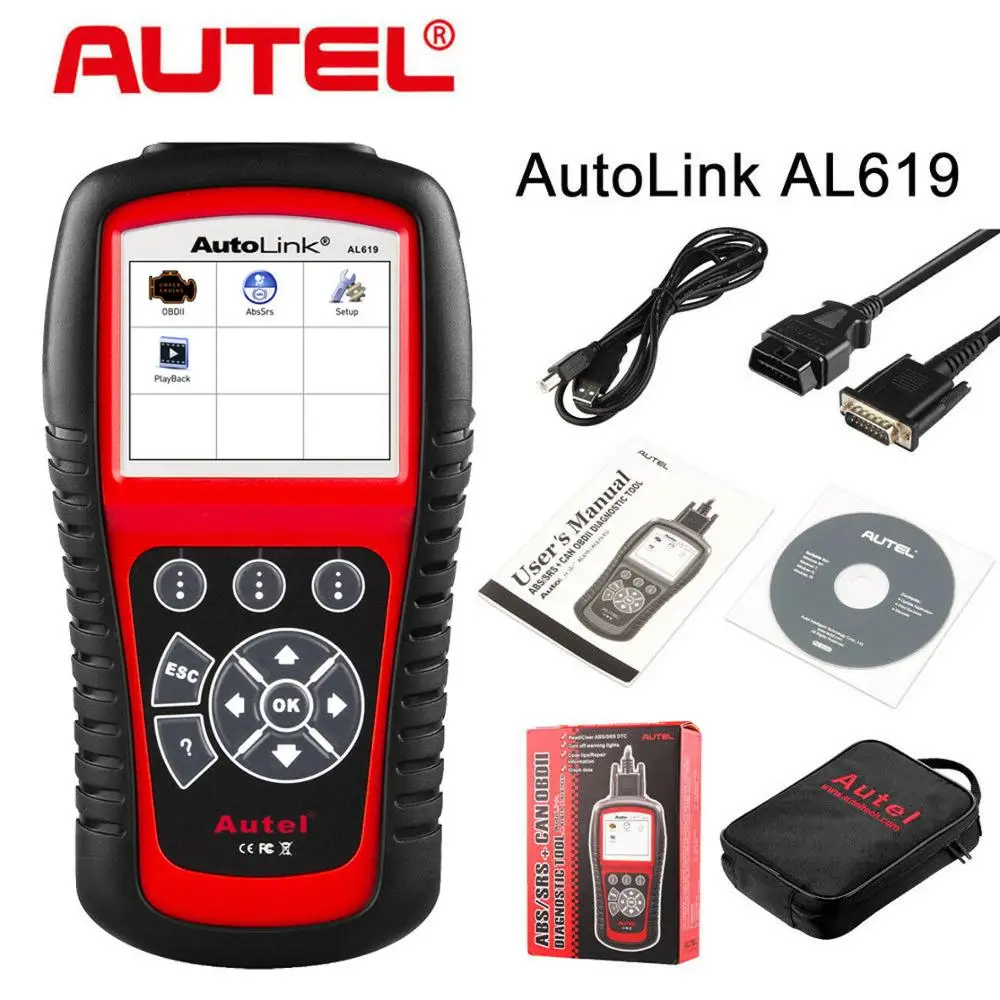 Autel AutoLink AL619 AL519 Engine ABS SRS Airbag