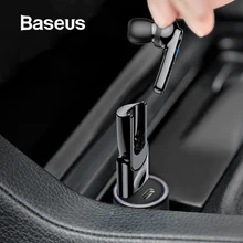 Baseus Магнитная Зарядка Bluetooth наушники один бизнес говорящие Bluetooth наушники для телефона в автомобиле с бесплатной зарядной базой
