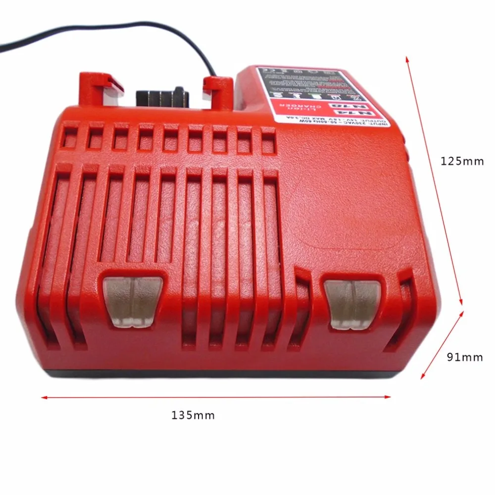 Сменное зарядное устройство для Milwaukee M18B4 M12-18C 48-11-1850 48-11-1852 48-11-1840 14,4 V-18 V литий-ионный аккумулятор