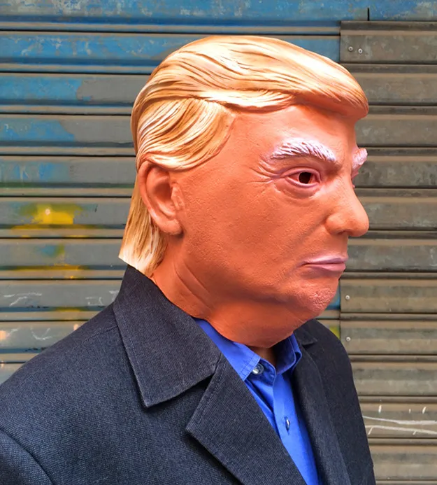 Eco-friendly Latex Mask Funny Trump Trump Headgear Factory Outlet Full Face Mask For Man Cosplay Party Crossdress Masks