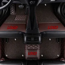 Автомобильные коврики с логотипом/фирменным логотипом для Honda FIT CRV CR-V HR-V Vezel 5D sepcial автомобильный Стайлинг ковров напольные вкладыши(2008