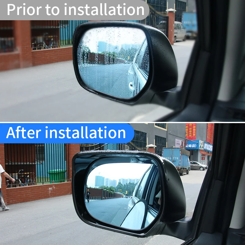 Rearview mirror rain shield car rainproof film rearview mirror rain guard car mirror film 2010- Suitable for Toyota Land Cruiser Prado 150 200 Fj150 LC200 Rearview Mirror Rain-Proof Modification Accessories