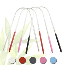 Полезный скребок для языка из нержавеющей стали для чистки полости рта, медицинская щетка для рта, многоразовый аппарат для свежего дыхания