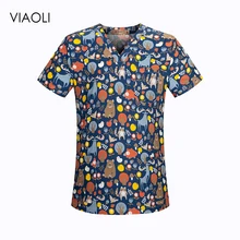 Special Offers VIAOLI printing Medical Costumes Nurse Uniform V-neck Uniforms Woman Lab Surgical Suit Medical Uniforms Man Surgical top scrubs Special Offers VIAOLI printing Medical Costumes Nurse Uniform V-neck Uniforms Woman Lab Surgical Suit Medical Uniforms Man Surgical top scrubs