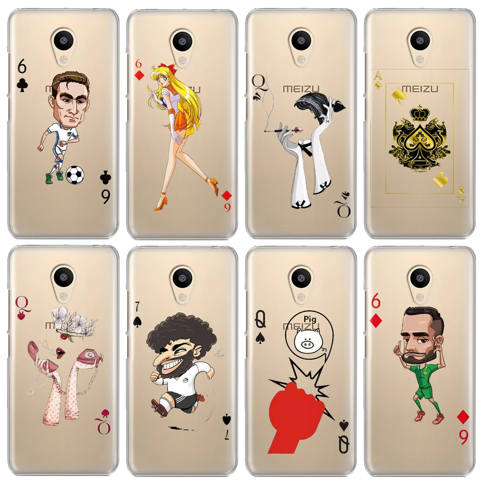 

Smoke poker DC For Meizu M6 Note M5S 5C M3s 3 M5 Note Pro6 U10 U20 Soft silicone TPU Cover Case Coque Etui funda Phone shell