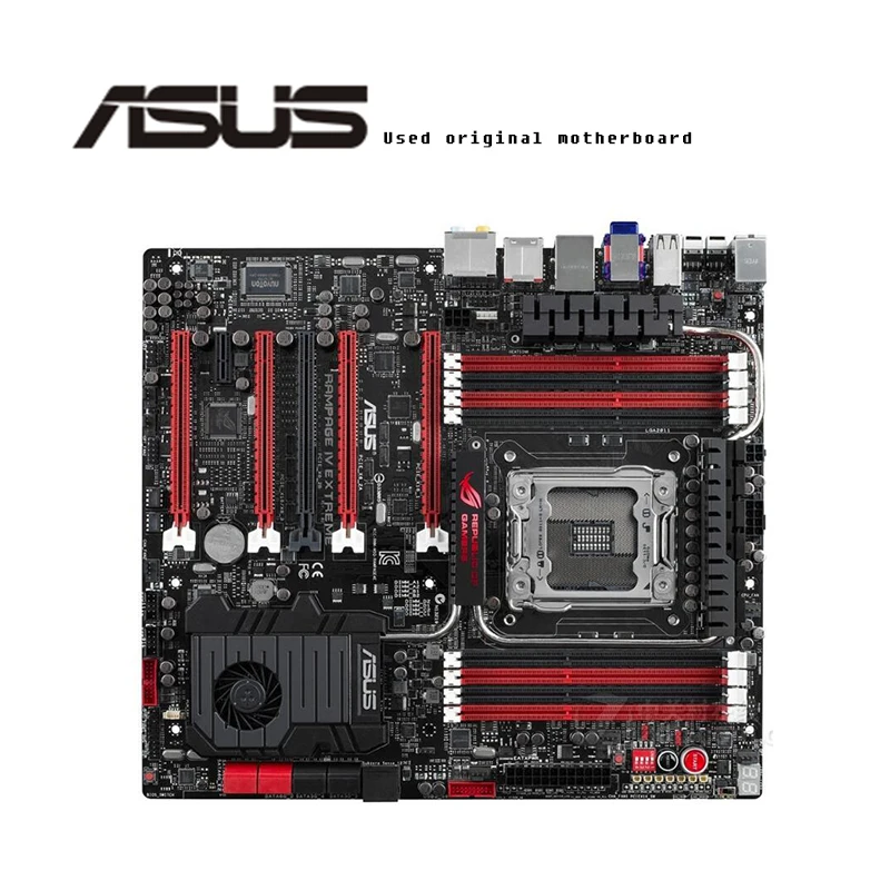 LGA2011 для ASUS RAMPAGE IV EXTREME/BF3 оригинальный б/у настольный компьютер Intel X79 материнская