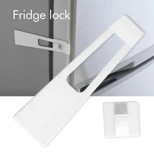 Белый пластиковый замок безопасности для детей, холодильник, морозильник, окно, книжные шкафы, замок для детей, детская защита для дверей шкафа